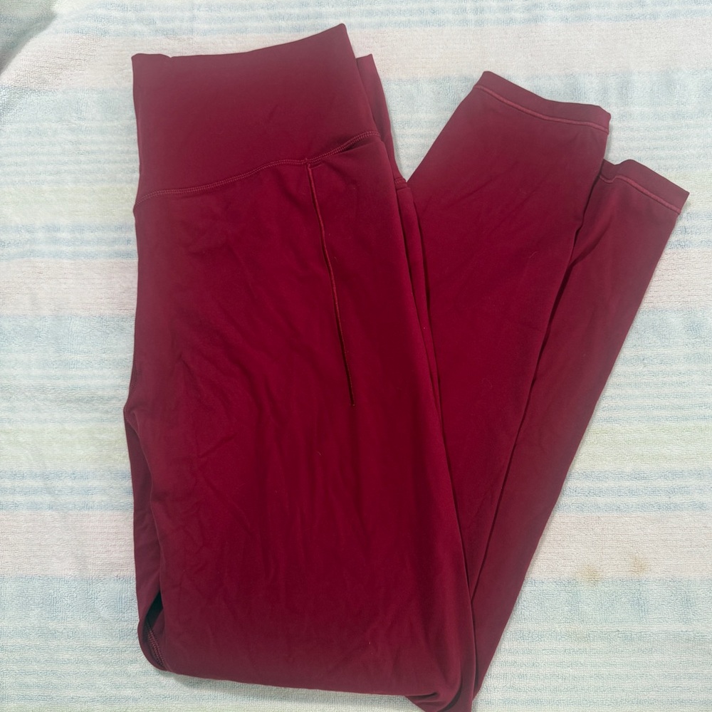 Calia Red High-Waisted Leggings